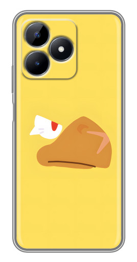 Чехол с печатью "Gold Crow" для Realme C51