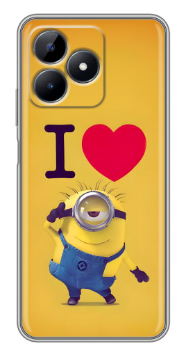 Чехол с печатью "I Love Minion" для Realme C51
