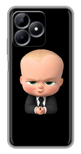 Чехол с печатью "Хитрый Босс" для Realme C51