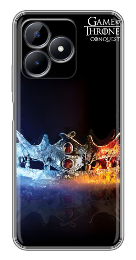 Чехол с печатью "Корона" для Realme C51