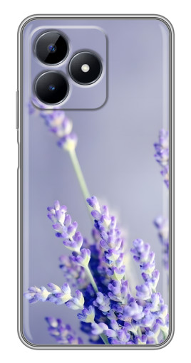 Чехол с картинкой "Лаванда вблизи" для Realme C51