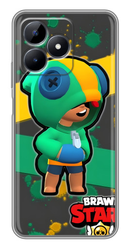 Чехол с принтом "Leon Brawl Stars" для Realme C51