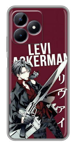 Чехол с печатью "levi Ackerman" для Realme C51