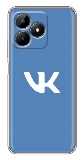 Чехол с картинкой "Лого ВК" для Realme C51