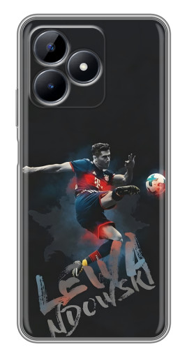 Чехол с печатью "Лёва" для Realme C51