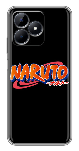 Чехол с печатью "Надпись Naruto" для Realme C51