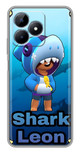 Чехол с картинкой "Shark Leon" для Realme C51