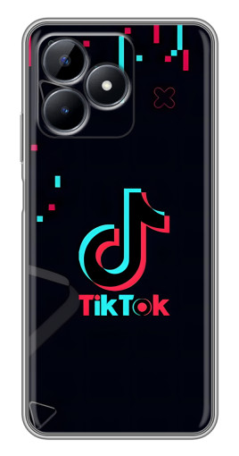 Чехол с принтом "Стиль TikTok" для Realme C51