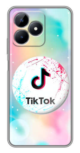Чехол с картинкой "TikTok принт" для Realme C51