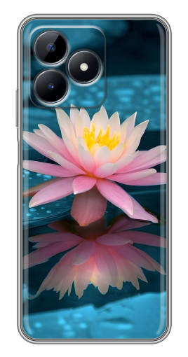 Силиконовый чехол с изображением "Водяная лилия" для Realme C51