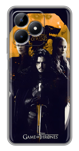 Чехол с принтом "Winter Coming" для Realme C51