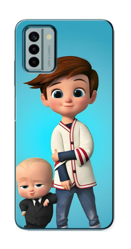 Чехол с картинкой "Boss and Boy" для Nokia G22