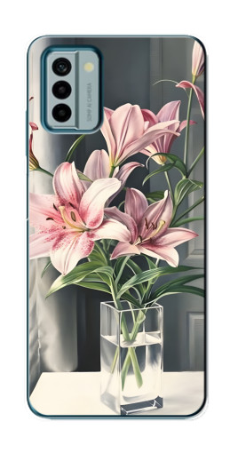 Чехол с печатью "Букет лилии" для Nokia G22
