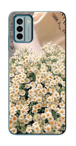 Силиконовый чехол с изображением "Букет ромашек" для Nokia G22