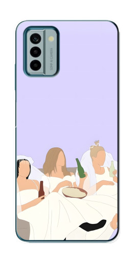 Силиконовый чехол с изображением "Девушки Друзья" для Nokia G22
