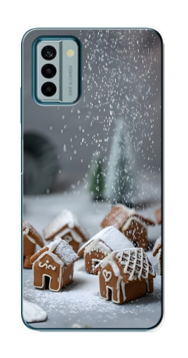 Чехол с картинкой "Домики из пряников" для Nokia G22