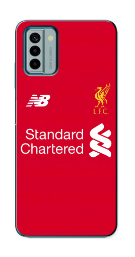 Чехол с картинкой "Форма Liverpool" для Nokia G22