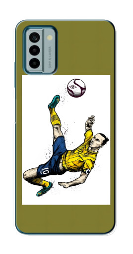 Силиконовый чехол с изображением "Гол Ибрагимовича" для Nokia G22