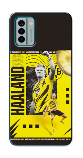 Силиконовый чехол с изображением "Golden Haaland" для Nokia G22