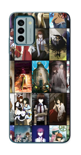 Чехол с картинкой "Коллаж Курису Макисе" для Nokia G22