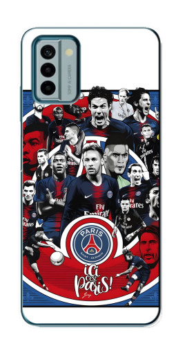 Чехол с картинкой "Команда PSG" для Nokia G22
