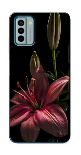 Чехол с печатью "Красная лилия " для Nokia G22