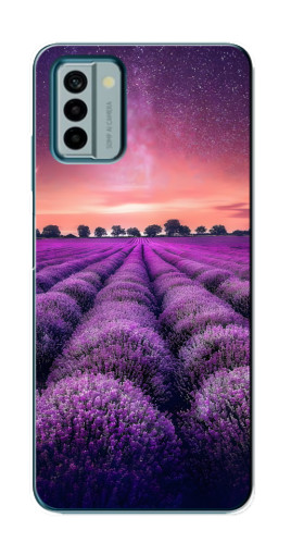 Чехол с принтом "Лавандовое поле" для Nokia G22