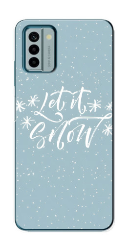 Чехол с картинкой "Let it Snow" для Nokia G22