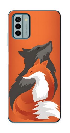 Чехол с принтом "Лиса ART" для Nokia G22