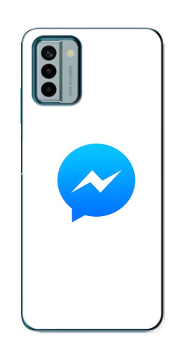 Силиконовый чехол с изображением "messenger logo" для Nokia G22