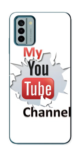 Чехол с печатью "My YouTube" для Nokia G22