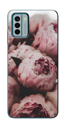 Чехол с принтом "Нежные пионы" для Nokia G22