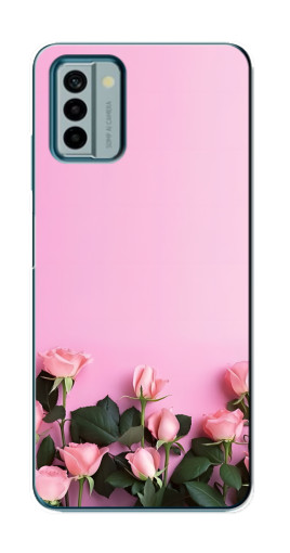 Силиконовый чехол с изображением "Нежные розы" для Nokia G22