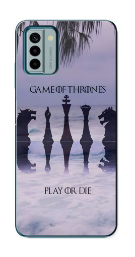 Силиконовый чехол с изображением "Play or Die" для Nokia G22