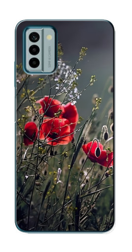 Чехол с принтом "Поле цветов" для Nokia G22