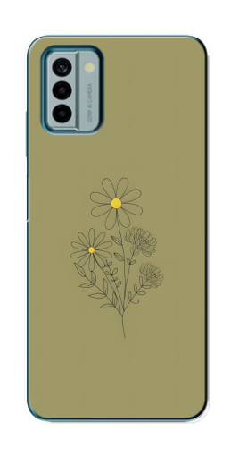 Чехол с картинкой "Рисунок ромашка" для Nokia G22