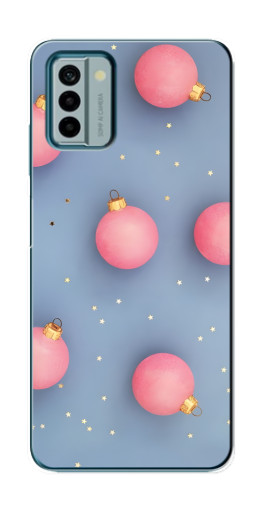 Чехол с печатью "Розовые шары" для Nokia G22
