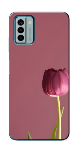Чехол с принтом "Розовый тюльпан" для Nokia G22