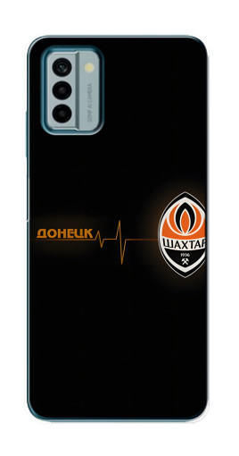 Чехол с картинкой "Шахтер в сердце" для Nokia G22
