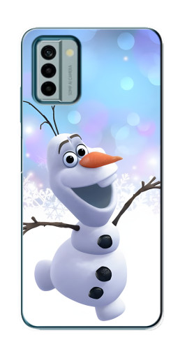 Чехол с картинкой "Снеговик Олаф" для Nokia G22