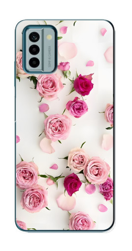 Силиконовый чехол с изображением "Яркие розы" для Nokia G22