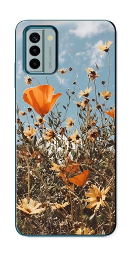 Чехол с принтом "Желтые цветы" для Nokia G22
