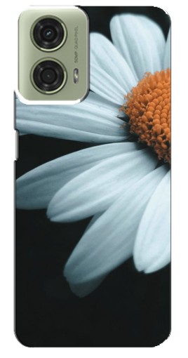 Чехол с принтом "Белая ромашка" для Motorola MOTO G24