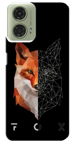 Чехол с принтом "Fox" для Motorola MOTO G24