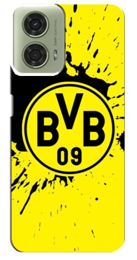 Чехол с принтом "Красочный лого BVB" для Motorola MOTO G24