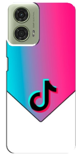 Чехол с картинкой "Tiktok Logo" для Motorola MOTO G24