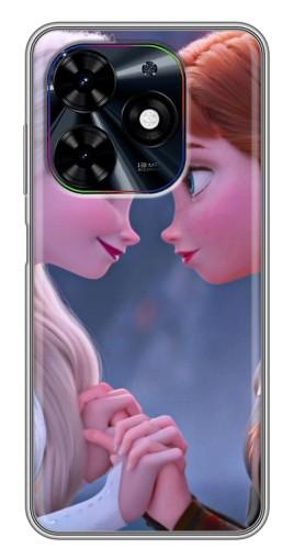 Чехол с картинкой "Анна и Ельза" для Tecno Spark Go 2024 (BG6)
