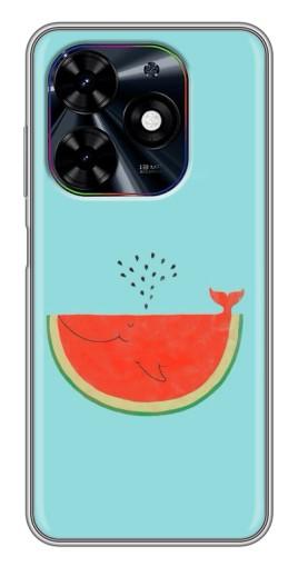 Чехол с принтом "Арбуз кит" для Tecno Spark Go 2024 (BG6)