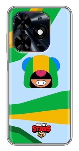 Чехол с печатью "Арт Леон" для Tecno Spark Go 2024 (BG6)