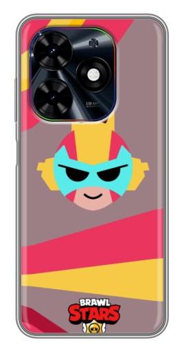 Силиконовый чехол с изображением "АРТ MAX" для Tecno Spark Go 2024 (BG6)